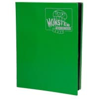 Binder - 9-Pocket Side-Loading Matte - Emerald Green - Monster Protectors Storage Albums - Storage Albums card