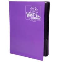 Binder - 9-Pocket Side-Loading Matte - Purple - Monster Protectors Storage Albums - Storage Albums card