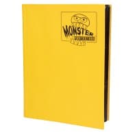 Binder - 9-Pocket Side-Loading Matte - Yellow - Monster Protectors Storage Albums - Storage Albums card