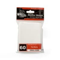 Small Sleeves - Flat Matte - White (60-Pack) - Monster Protectors Card Sleeves - Card Sleeves card