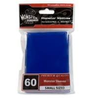 Small Sleeves - Glossy - Blue (60-Pack) - Monster Protectors Card Sleeves - Card Sleeves card