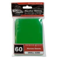 Small Sleeves - Glossy - Green (60-Pack) - Monster Protectors Card Sleeves - Card Sleeves card