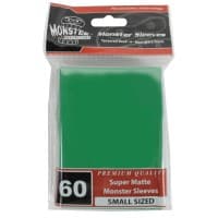 Small Sleeves - Super Matte - Green (60-Pack) - Monster Protectors Card Sleeves - Card Sleeves card