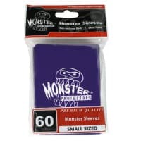Small Sleeves with Logo - Glossy - Purple (60-Pack) - Monster Protectors Card Sleeves - Card Sleeves card