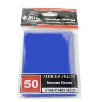 Standard Sleeves - Glossy - Blue (50-Pack) - Monster Protectors Card Sleeves - Card Sleeves card
