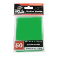 Standard Sleeves - Glossy - Green (50-Pack) - Monster Protectors Card Sleeves - Card Sleeves card