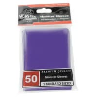Standard Sleeves - Glossy - Purple (50-Pack) - Monster Protectors Card Sleeves - Card Sleeves card