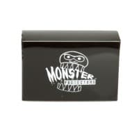 Double Deck Box - Black (Holds 150) - Monster Protectors Deck Boxes - Deck Boxes card