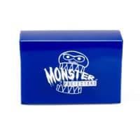 Double Deck Box - Blue (Holds 150) - Monster Protectors Deck Boxes - Deck Boxes card