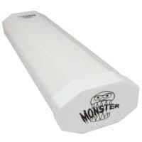 Dual Playmat Tube - Opaque White with White Cap - Monster Protectors Playmat Storage - Playmats card