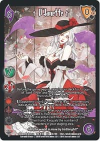 D'Janette1 - Seventh Cross - UniVersus card