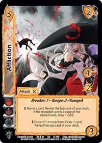 Affliction - Seventh Cross - UniVersus card
