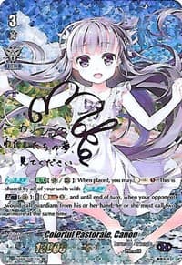 Colorful Pastorale, Canon (SSP) (Rainbow Signature) - V-EB05: Primary Melody - Cardfight Vanguard card