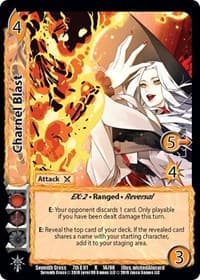 Charnel Blast - Seventh Cross - UniVersus card