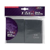 Elite2 Deck Guards - Glossy Standard - Cool Grey (100-Pack) - BCW Card Sleeves - Card Sleeves card