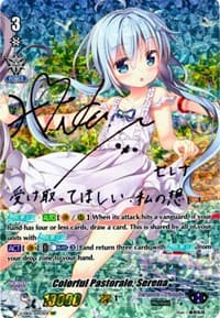 Colorful Pastorale, Serena (SSP) (Rainbow Signature) - V-EB05: Primary Melody - Cardfight Vanguard card