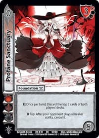 Profane Sanctuary - Seventh Cross - UniVersus card