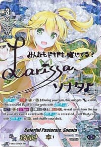 Colorful Pastorale, Sonata (SSP) (Rainbow Signature) - V-EB05: Primary Melody - Cardfight Vanguard card