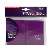 Elite2 Deck Guards - Matte Standard - Mulberry (100-Pack) - BCW Card Sleeves - Card Sleeves card