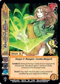 Absinthin Arrow - Seventh Cross - UniVersus card
