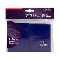 Elite2 Deck Guards - Matte Standard - Blue (100-Pack) - BCW Card Sleeves - Card Sleeves card