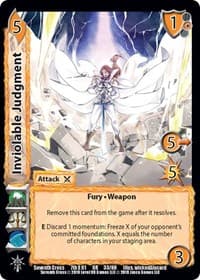 Inviolable Judgment - Seventh Cross - UniVersus card