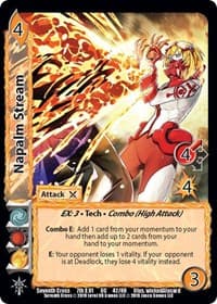 Napalm Stream - Seventh Cross - UniVersus card