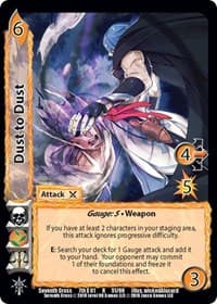 Dust to Dust - Seventh Cross - UniVersus card