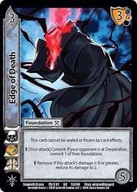 Edge of Death - Seventh Cross - UniVersus card