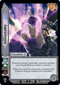 Immortality - Seventh Cross - UniVersus card