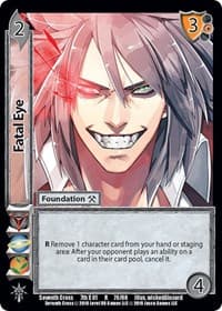 Fatal Eye - Seventh Cross - UniVersus card