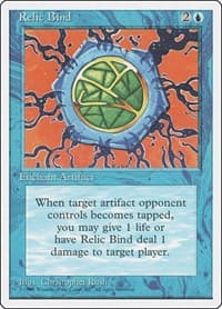 Relic Bind - Fourth Edition - Magic: The Gathering card