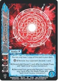 Spell Circle - Seventh Cross - UniVersus card