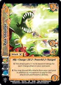 Pea Shooter - Seventh Cross - UniVersus card
