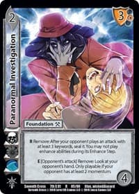 Paranormal Investigation - Seventh Cross - UniVersus card