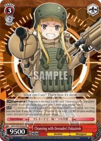 Cleansing with Grenades! Fukaziroh - SAO Alternative–Gun Gale Online - Weiss Schwarz card