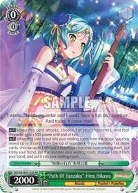 "Path Of Tanzaku" Hina Hikawa - BanG Dream! Girls Band Party! MULTI LIVE - Weiss Schwarz card