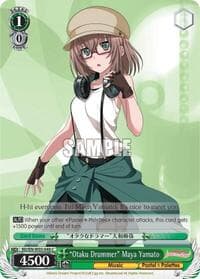 "Otaku Drummer" Maya Yamato - BanG Dream! Girls Band Party! MULTI LIVE - Weiss Schwarz card