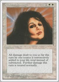 Reverse Damage - Fourth Edition - Magic: The Gathering card