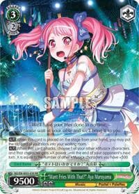 "Want Fries With That?" Aya Maruyama - BanG Dream! Girls Band Party! MULTI LIVE - Weiss Schwarz card