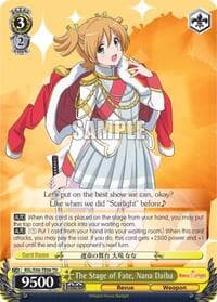 The Stage of Fate, Nana Daiba - Revue Starlight - Weiss Schwarz card