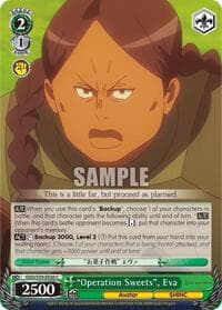 "Operation Sweets", Eva - SAO Alternative–Gun Gale Online - Weiss Schwarz card