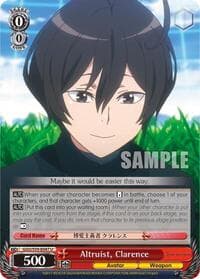 Altruist, Clarence - SAO Alternative–Gun Gale Online - Weiss Schwarz card