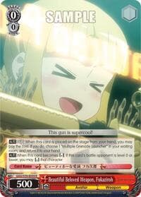 Beautiful Beloved Weapon, Fukaziroh - SAO Alternative–Gun Gale Online - Weiss Schwarz card