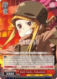 Bold Tactic, Fukaziroh - SAO Alternative–Gun Gale Online - Weiss Schwarz card