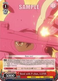 Bond with P-chan, LLENN - SAO Alternative–Gun Gale Online - Weiss Schwarz card