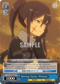 Boring Tactic, Pitohui - SAO Alternative–Gun Gale Online - Weiss Schwarz card