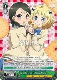 Craving for Sweets Too! Saki & Milana - SAO Alternative–Gun Gale Online - Weiss Schwarz card