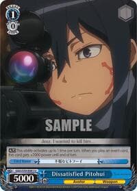 Dissatisfied Pitohui - SAO Alternative–Gun Gale Online - Weiss Schwarz card