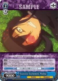 Excessive Excitement, Pitohui - SAO Alternative–Gun Gale Online - Weiss Schwarz card